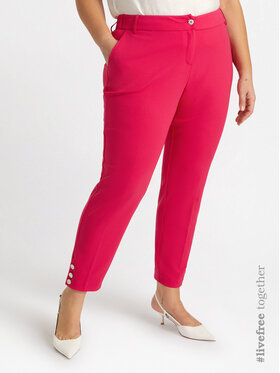 Fiorella Rubino Fiorella Rubino Spodnie materiałowe P126L102080N019 Czerwony Regular Fit