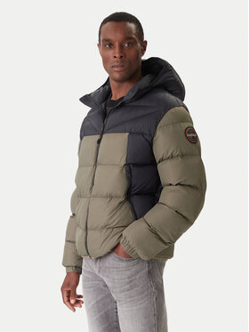 Napapijri Napapijri Kurtka zimowa A-Molveno NP0A88V2 Zielony Regular Fit