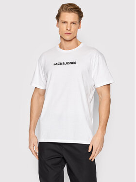 Jack&Jones Jack&Jones Marškinėliai You 12213077 Balta American Fit