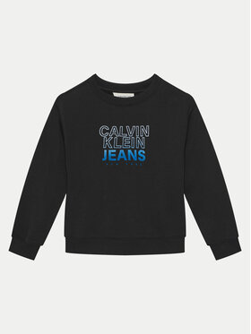 Calvin Klein Jeans Calvin Klein Jeans Суитшърт IB0IB02376 Черен Relaxed Fit
