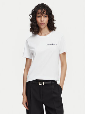 Beverly Hills Polo Club Beverly Hills Polo Club T-Shirt P-SS26W-TS085 Λευκό Regular Fit