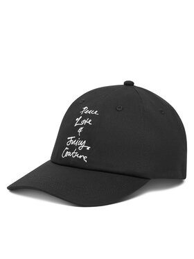Juicy Couture Бейсболка Peace Love And Juicy JCAWH225703 Чорний