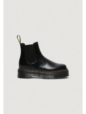 Dr. Martens Dr. Martens Botki 2976 QUAD BLACK POLISHED SMOOTH Czarny