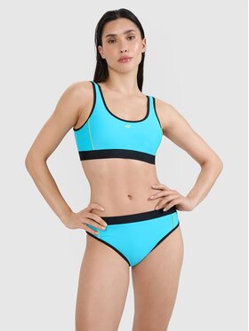 4F 4F Góra od bikini 4FWSS25UBKTF077-33S Niebieski