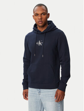 Calvin Klein Jeans Calvin Klein Jeans Džemperis ar kapuci LV04RG279G Tumši zils Regular Fit