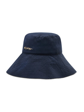 Tommy Hilfiger Tommy Hilfiger Klobouk Iconic Pop Bucket Hat AW0AW12171 Tmavomodrá