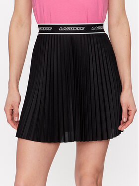 Lacoste Lacoste Плисирана пола JF4342 Черен Regular Fit