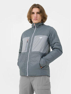 4F 4F Giubbotto piumino 4FSS23TDJAM053-24S Grigio Regular Fit