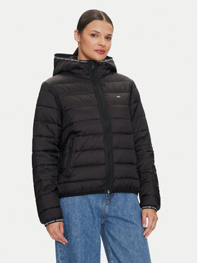 Tommy Jeans Tommy Jeans Μπουφάν χειμωνιάτικο Tape DW0DW18308 Μαύρο Regular Fit