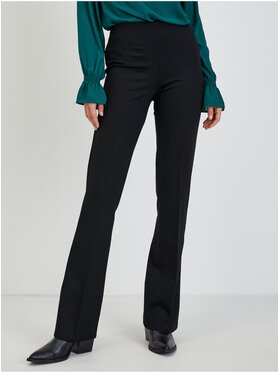 Orsay Orsay Spodnie damskie 354054-660000__XL Czarny Flared Fit