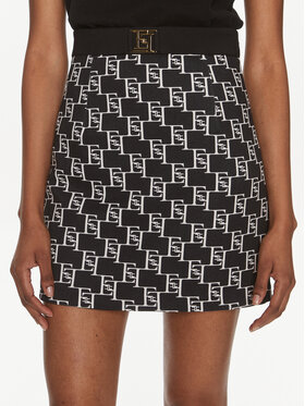 Elisabetta Franchi Elisabetta Franchi Мини пола GO-S03-41E2-V250 Черен Regular Fit