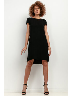 Tessita Tessita Sukienka letnia SUKIENKA_T403_4_S Czarny Regular Fit