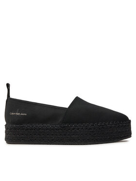 Calvin Klein Jeans Calvin Klein Jeans Еспадрили Platform Espadrille Mix Ml Mtl YW0YW01622 Черен