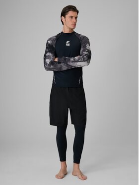 4F 4F Szorty kąpielowe 4FRSS26UBDSM256-20S Czarny Regular Fit
