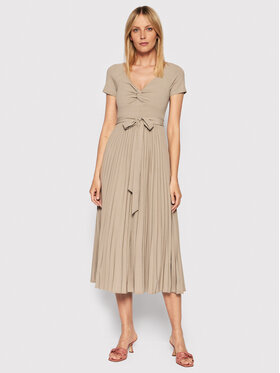 Guess Guess Vsakodnevna obleka Erynn WBGK86 WE6D1 Bež Regular Fit