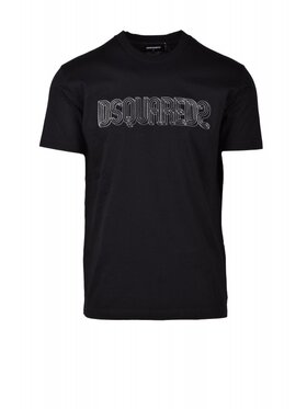 Dsquared2 Dsquared2 Tričko S74GD1161 S23009 Čierna Regular Fit