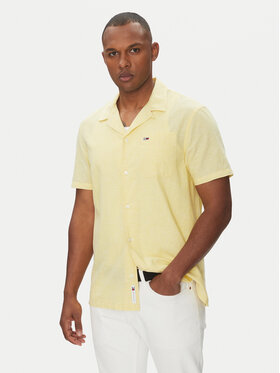 Tommy Jeans Tommy Jeans Риза DM0DM20895 Жълт Regular Fit