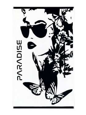 Feba Feba Telo da spiaggia RK-509 Bianco