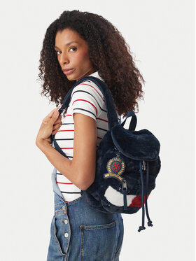 Tommy Jeans Tommy Jeans Nahrbtnik Tjw Archive Fur Backpack AW0AW19078 Mornarsko modra