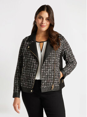 Fiorella Rubino Fiorella Rubino Kurtka outdoor R091T001211N0Z3 Czarny Regular Fit
