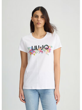 Liu Jo Liu Jo T-Shirt WA5240JS923M9596 Biały Regular Fit
