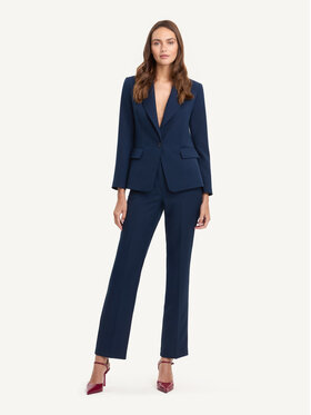 KMX KMX Marynarka 107610012 Granatowy Fitted Fit