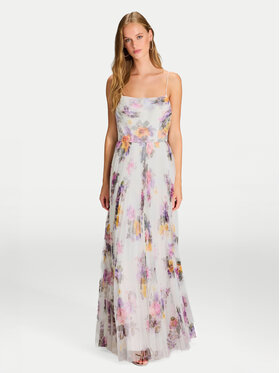 Hey Kyla Hey Kyla Abendkleid 5AJ020HK Écru Regular Fit