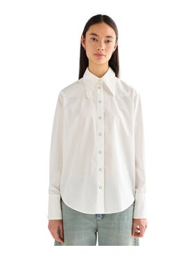 Wrangler Wrangler Koszula 112378112 Biały Regular Fit