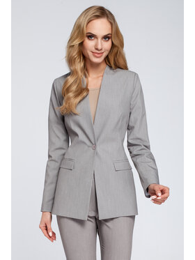 Made of Emotion Made of Emotion Marynarka M304 Szary Casual Fit