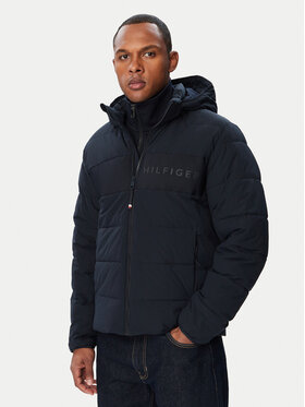 Tommy Hilfiger Tommy Hilfiger Ziemas jaka MW0MW45273 Tumši zils Regular Fit