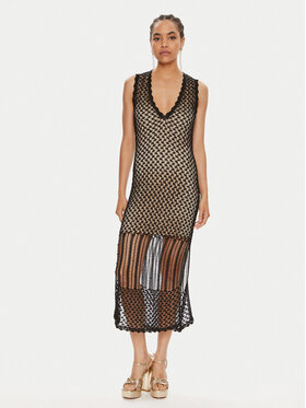 TWINSET TWINSET Trikotažinė suknelė 241TT3210 Juoda Slim Fit