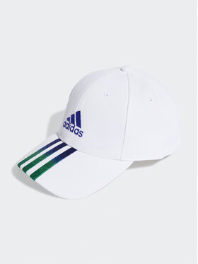 adidas adidas Шапка с козирка 3-Stripes Fading Baseball Cap HT2028 Бял