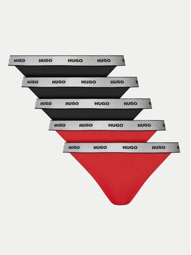 HUGO HUGO Komplet stringów Fivepack 50527208 Kolorowy
