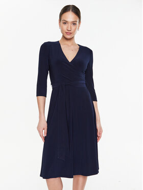 Lauren Ralph Lauren Lauren Ralph Lauren Kleid für den Alltag 250769904002 Dunkelblau Regular Fit