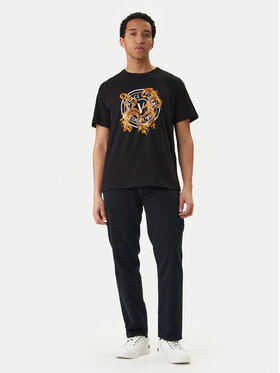 Versace Jeans Couture Versace Jeans Couture T-Shirt 80GAHE01 CJ00E Μαύρο Regular Fit