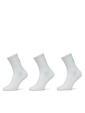 ONLY ONLY Set di 3 paia di calzini lunghi da donna 15349149 Bianco
