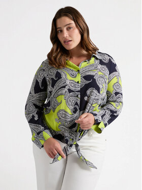 Fiorella Rubino Fiorella Rubino Koszula 5092T001332N0Z4 Czarny Regular Fit