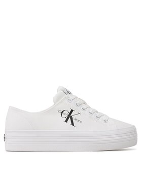 Calvin Klein Jeans Calvin Klein Jeans Kedai Vulc Flatform Essential Mono YW0YW01030 Balta