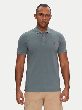 Napapijri Napapijri Pólóing Elbas NP0A4GDL Kék Regular Fit