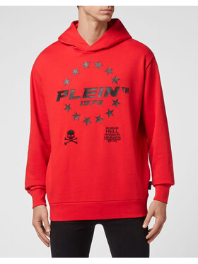 PHILIPP PLEIN PHILIPP PLEIN Bluza 3021 Czerwony Regular Fit