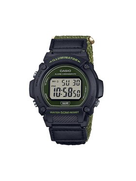 Casio Casio Часовник W-219HB-3AVEF Черен
