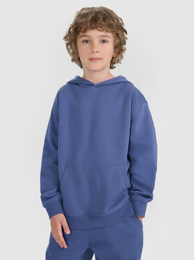 4F 4F Bluza BASIC+ Niebieski Oversize