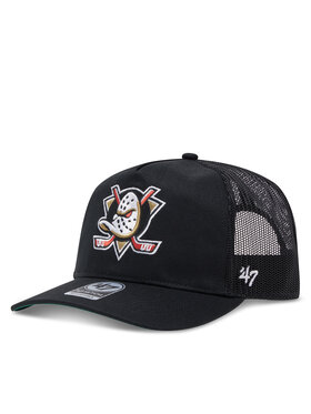 47 Brand 47 Brand Czapka z daszkiem NHL Anaheim Ducks Mesh ’47 HITCH H-MSHTC25GWP Czarny
