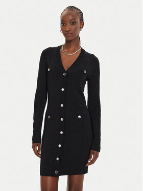 PINKO Pinko Плетена рокля Solfitaggio Abito 103974 A21T Черен Slim Fit