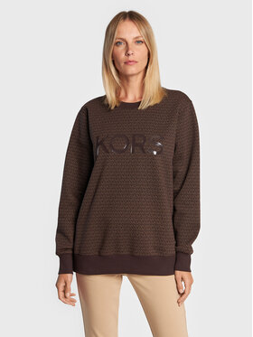 MICHAEL Michael Kors MICHAEL Michael Kors Sweatshirt MS2501I38G Marron Relaxed Fit