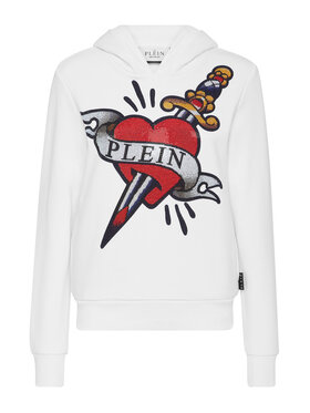 PHILIPP PLEIN PHILIPP PLEIN Felpa 1909 Bianco Regular Fit