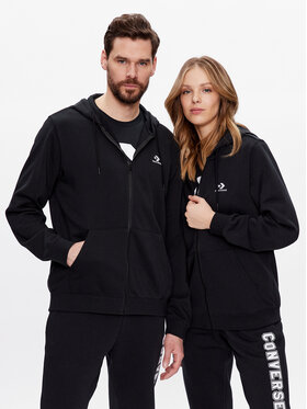 Converse Converse Sweatshirt Unisex Left Chest Star 10023871-A01 Noir Standard Fit