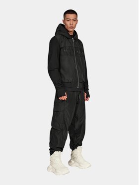 MADE BY SOCIETY MADE BY SOCIETY Kurtka anorak Core Block Hoodie - H17644 Czarny Basic Fit