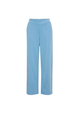ICHI ICHI Spodnie damskie Pantalone ihkate piquet pa3 Niebieski Regular Fit