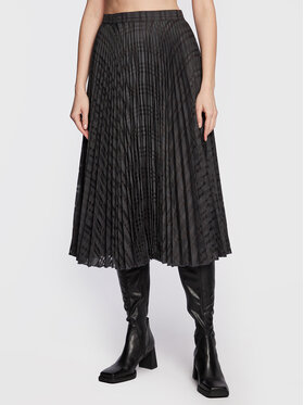 Herskind Herskind Spódnica plisowana Nussa 4655779 Szary Regular Fit
